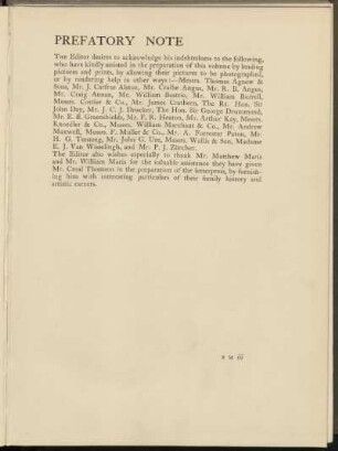 Prefatory note
