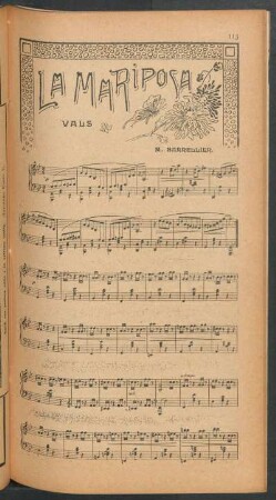 "La mariposa", vals - [Para piano]