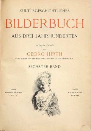 Kulturgeschichtliches Bilderbuch aus drei Jahrhunderten, 6