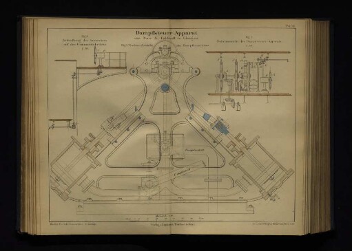 Dampfsteuer-Apparat von Muir & Caldwell in Glasgow