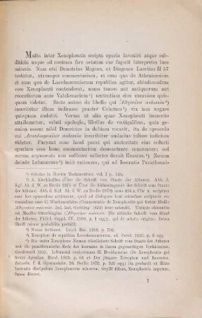 Quaestiones in Xenophontis de Republica Lacedaemoniorum libello institutae : Doctordiss. v. Münster