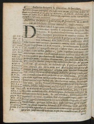 Auctoritas Scripturae S. generaliter, & specialiter, ut ex motivis credibilitatis internis innotescit, considerata.