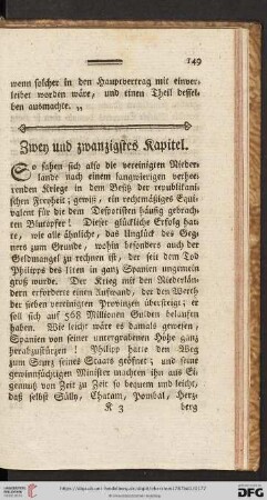 Zwey und zwanzigstes Kapitel
