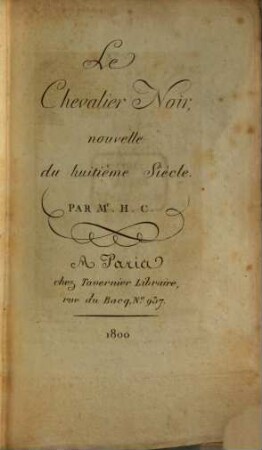 Le Chevalier noir