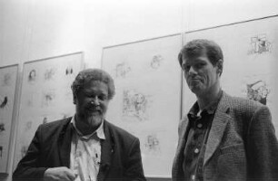 Brecht-Haus : Im Brecht-Haus: Richard Pietrass und Uwe Kolbe