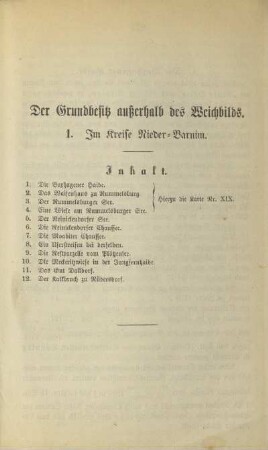 1. Im Kreise Nieder-Barnim
