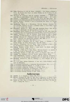 Außereuropa (Nr. 1381-1413)