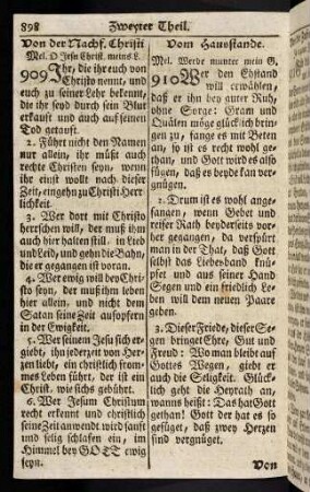 898-904, Von der Nachf. Christi; ... (909 - 915)