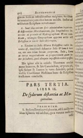 408-428, Pars III: De Syderum Distantia ac Magnitudine