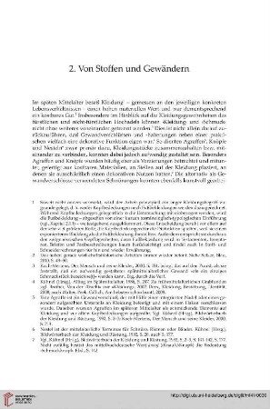 2. Von Stoffen und Gewändern
