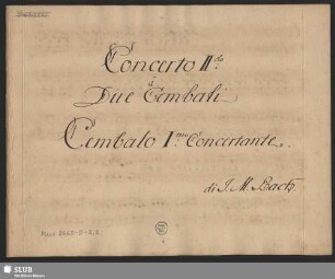 Concertos - Mus.2662-O-2,2 : Arr : cemb (2) : [op. 1,2] : WarB YC 85