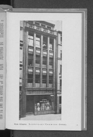 Erich Elingius: Kontorhaus Newmann - Hamburg