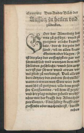 Aussatz zu heilen und zudecken.