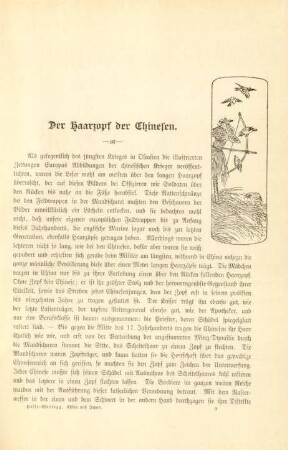 Der Haarzopf der Chinesen