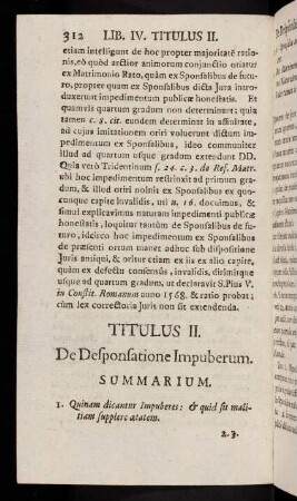 312-351, Titulus II.-IV.