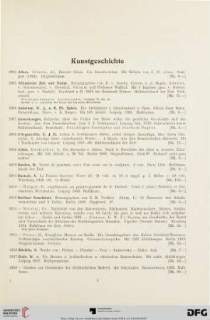 Kunstgeschichte (Nr. 2904-3181)