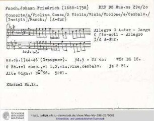 Konzert A-Dur