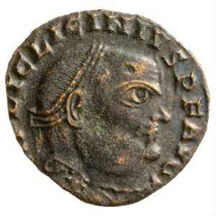Münze, Follis, 315 - 316 n. Chr.