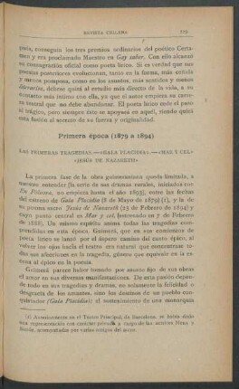 Primera época (1879 a 1894)