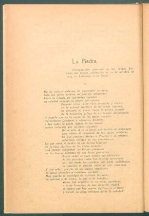 La piedra