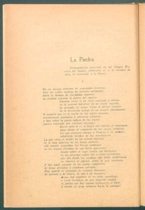 La piedra