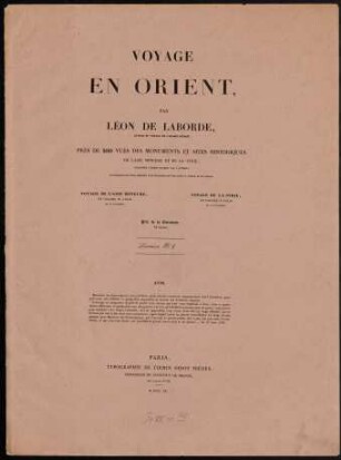Voyage de la Syrie