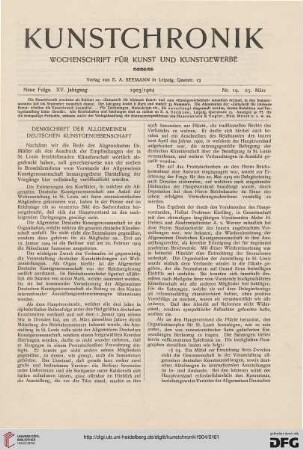 Heft 19 (25. März 1904)