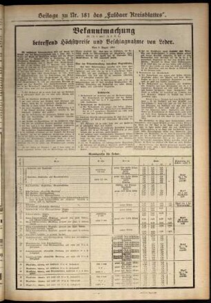 Zweite Ausgabe vom Dienstag, den 08. August 1916.