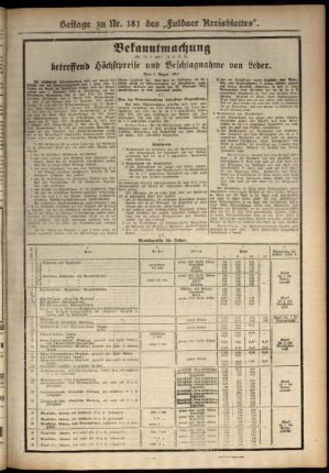 Zweite Ausgabe vom Dienstag, den 08. August 1916.