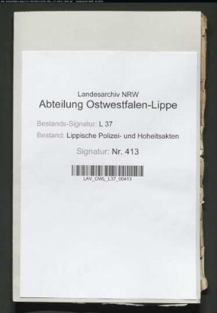 Attestate für die Juden
