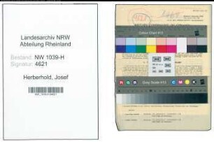 Entnazifizierung Josef Herberhold , geb. 09.02.1890 (Beamter)