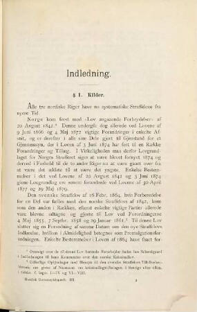 Den nordiske strafferet, Almindelig