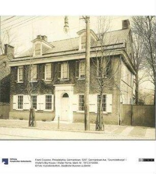 Philadelphia, Germantown, 5267, Germantown Ave, "Grumblethorpe" / Wister's Big House / Wister Home