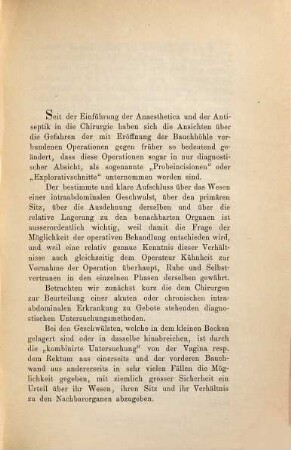 Zur Kasuistik der exploratorischen Laparotomieen : Inaug.-Diss.