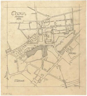 Döllgast, Hans; Thorn (Torun, Polen); Lageplan - Lageplan