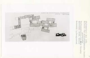 Galerie für Synchronoptische Kunstgeschichte, Berlin-Mitte (Diplomarbeit bei Willy Kreuer): Grundriss 1. Obergeschoss 1:200