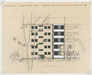 Wohnhaus Neue Winterfeldt Straße 30, Berlin-Schöneberg: Ansicht 1:100
