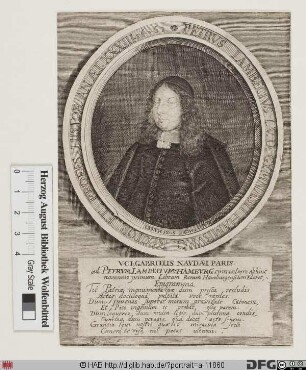 Bildnis Peter Lambeck (lat. Lambecius)