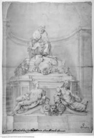 Concorso Accademico 1708, Terza Classe: Grabmal Pauls III. in San Pietro, secondo premio