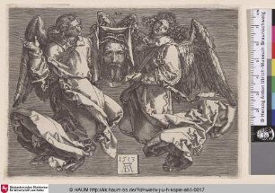 [Das Schweißtuch der Veronica, von zwei Engeln gehalten; The Holy Vernicle Held Up by two Angels]