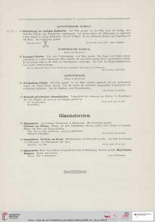 Glasmalerei (Nr. 97-99)