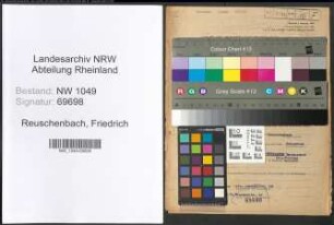 Entnazifizierung Friedrich Reuschenbach , geb. 30.12.1888 (Postbeamter)