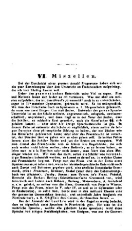 Miszellen