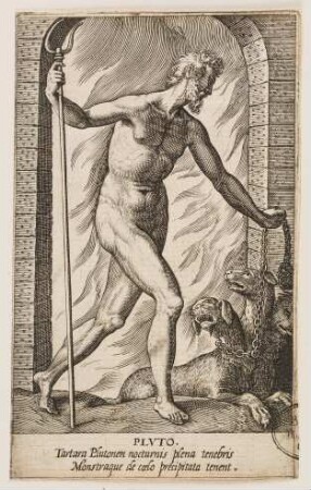 Pluto, aus der Reihe von de deis gentium imagines aliquot iconicae aeneis tabulis (...)