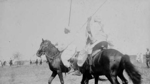 Arabische Reiter in Renk [Reise nach dem Sudan, Band 1]