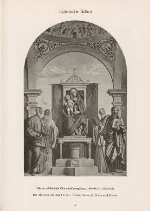 Die Madonna mit den Heiligen Petrus, Romuald, Bruno und Paulus