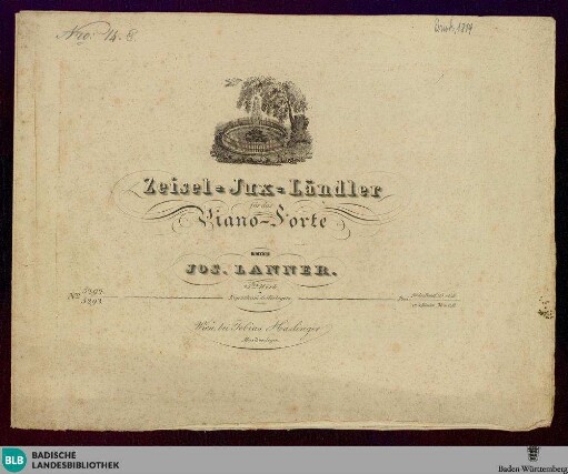 Zeisel-Jux-Ländler für das Piano-Forte : 25tes Werk