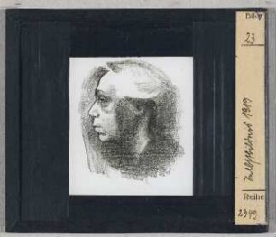 Käthe Kollwitz: Selbstporträt 1919
