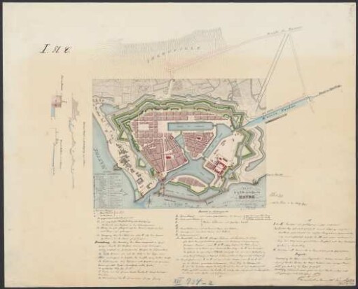 Plan de la Ville et du Port du Havre : après l'achevement des grands travaux et de la nouvelle ville