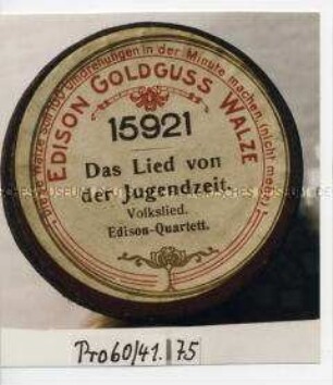 Edison-Goldguss-Walze 15921